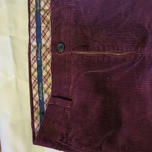 Men's Brooks Brothers corduroy pants, burgund